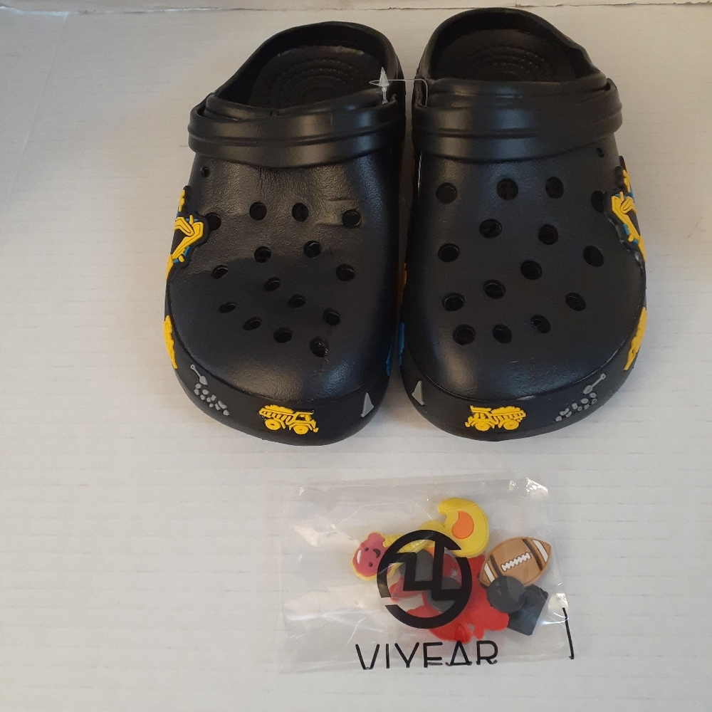 Cartoon Pattern Clogs-Children Size:33EU